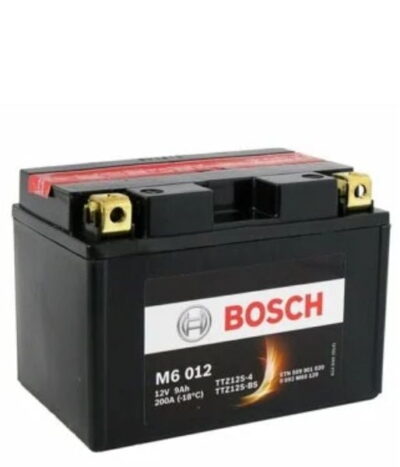 AKÜ: Bosch M6012 12V 9Ah AGM YTZ12S-BS Motosiklet Aküsü