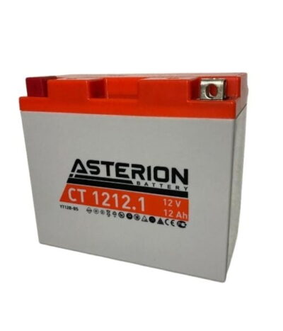 AKÜ: Asterion CT1212-1 12V 12Ah AGM YT12B-BS Motosiklet Aküsü